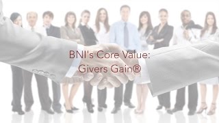 BNI's Core Value: Givers Gain®