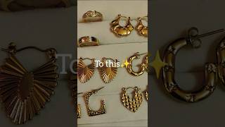 I went from this… to THIS 💎✨ #TrendyJewellery  #EverydayJewellery #AffordableJewellery