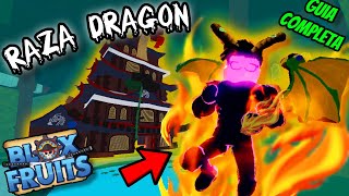 ¡Como CONSEGUIR la RAZA DRAGON FACIL Y RAPIDO!!! / Blox Fruits
