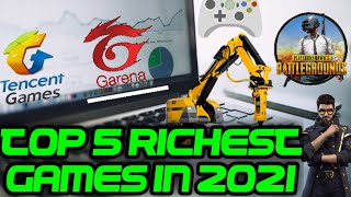 Top 5 richest games in 2021.! world richest mobile games in 2021दुनिया में सबसे अमीर मोबाइल गेम