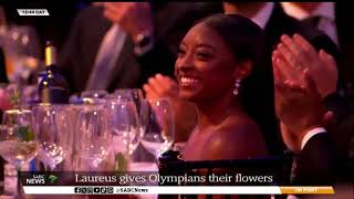Laureus World Sports Awards | Simone Biles receives Laureus sportswoman of the year award