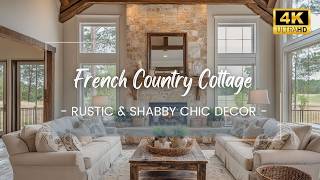 Rustic Elegance Homes with French Country Cottage Interiors and Shabby Chic Decorating Ideas