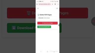 Delete PDF pages from PDF without app