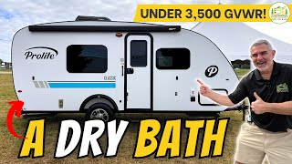 3,500ポンド以下のバスルーム付き小型キャンピングトレーラー3台