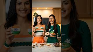Pakistan vs India Donut Battle 🍩🇵🇰🇮🇳#viralvideo #viralstory #ai #short #viral #moreviews