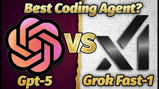 Grok Fast -1 vs Gpt-5 | 最高のエージェント コーダーは誰ですか?