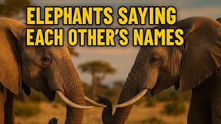 Elephants Discovered Using Names For One Another