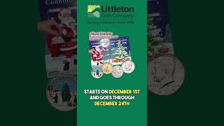 Back by Popular Demand! Littleton's Advent Calendar of Coins & Currency! 🌟🎁