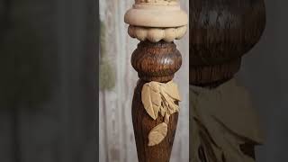 Upcycled and Handpainted Candlesticks From Repurposed Materials #upcycle #diyideas