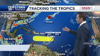Tropical Update: Tracking Tropical Storm Fernand and Invest 99-L