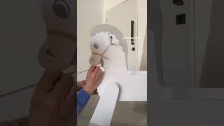 Painted Rocking Horse makeover #paintedrockinghorse #rockinghorsemakeover #diyprojects
