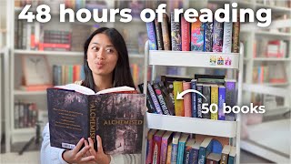 reading my TBR for 48 hours 📚 (how many books can I read?)