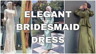ELEGANT BRIDESMAID DRESS FOR MUSLIM FROM CELEBGRAM