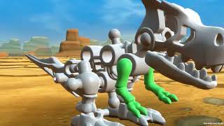 ほねほねザウルスX ステージ002しょうかい