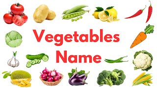 VEGETABLES NAME 🥦 | Learning videos for kids | First words for babies | English vocab