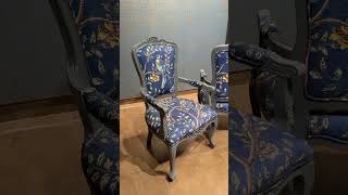 Luxury Vintage Chairs with Bird Print | Home Décor Inspiration