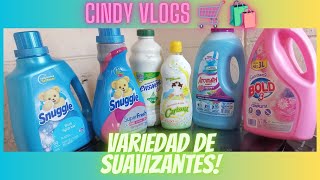 🛑Suavizantes variedad/Aromatel, bold, Snuggle,Carisma, Ensueño 🧼Cuál usar❓#encasadecindy #suavisante