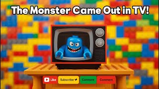 Lego Monster Attack! TV Horror in Stop Motion| 😱 Epic Lego Stop Motion Adventure 2025 | Cartoon 2025