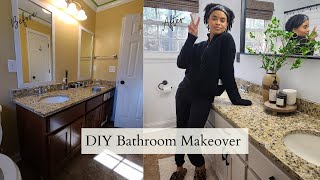 DIY BATHROOM MAKEOVER ON A BUDGET