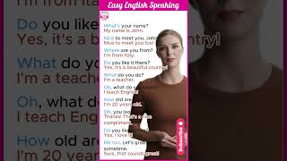 Basic English Conversations for Beginners #englishforbeginners