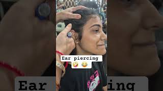 Ear piercing #virlvideo #yetsorts #virlr @Rangeelakevideo@gmail.com