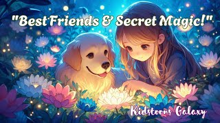 Maya and her Golden Retriever #dogstory #storytimeforkids #englishstorywithsubtites