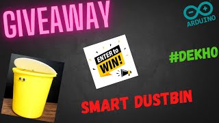 Arduino Smart Dustbin #shorts #giveaway #ytshorts #youtube