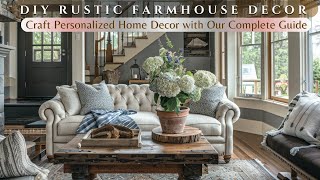 DIY Rustic Farmhouse Decor: Craft Personalized Home Decor with Our Complete Guide