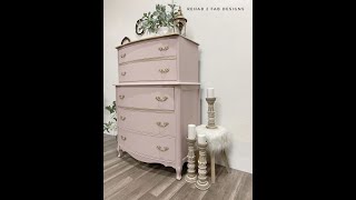 DIY furniture French Provincial Chest Makeover
