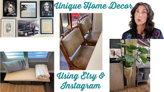 Finding Unique Home Decor Using Etsy & Instagram