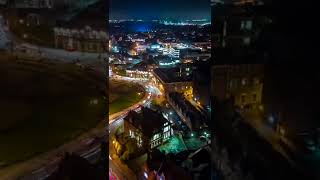 Chester night hyperlapse on the Dji Mini 3 pro #djimini3 #djimini3pro #mini3pro #drone