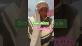 Simple hijab style...Try it ... #shortvideos #foryourpage #fyp  #hijabfashion #hijabinspo #simple