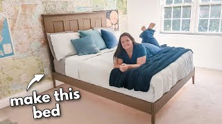 How to Make a Super Easy, Beautiful DIY Bed Frame