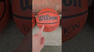 Don't waste your money using a WILSON EVO basketball outdoors 😡🏀