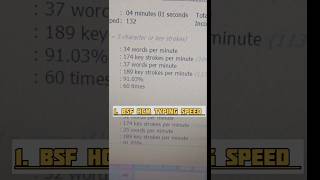 #BSF HCM #typing #typingspeedkaisebadhaye #typingstrategy #typingspeed #viralvideo #shorts #short