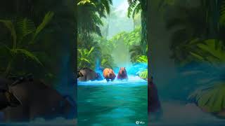 Capybara Heroes #Capybara #SuperheroAnimals #RainforestHeroes #AnimalAnimation #CapybaraPower