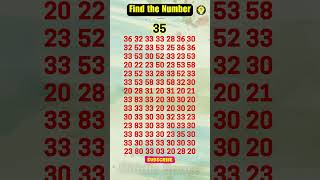 🤔Can You Spot The Hidden Number 35? #FindTheHiddenNumber #quiz #findthedifference
