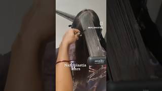Nanoplastia hair treatment💇‍♀️🪮💈❤️ #ytshorts #beauty #hairtreatment #nanoplastia #trendingshorts