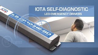 Convenient Emergency Lighting with the IOTA ILB-CP-HE-SD Self-Diagnostic LED Emergency Drivers