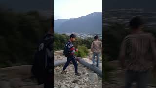 into the mountains 🙂. #viral #mountain #friendshipgoals #traveling #vlogsindia #shorts.