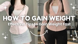 How to Gain Weight Fast | Smart Weight Gain Tips & Home Workouts | Foods to Help You Gain Weight 💗