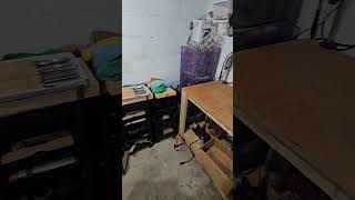 I love ending my day with a clean work space  #woodshop #woodworking #workbench #womeninwoodworking