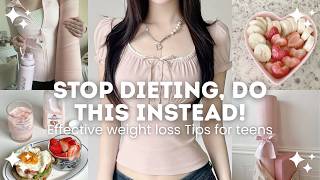 Eating Habits that will help you lose weight as a teen! (No Starving!) 🌷