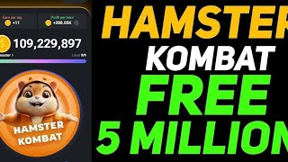 Hamster Kombat instant 5 million 😍 Hamster Kombat New Combo Card today 🔥