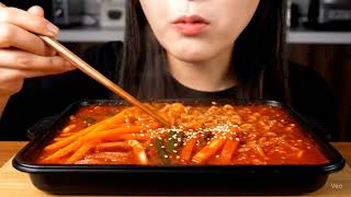 Korean Spicy Mukbang Eating ASMR| Oddly Satisfying 