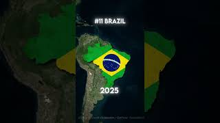 Strongest militaries in 2024 vs 2025🤯 #geography #shorts