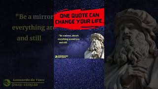 😀why to be a Mirror..?Best Leonardo Da Vinci Quotes #4shorts5,Motivation, Inspiration, wisequotes😉