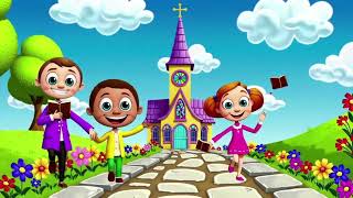 JOYFUL FAMILY GOES TO CHURCH #YouTube go viral #ChristianCartoon #FamilyFaith #youtubegrowaudience
