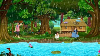 गरीबी मे बारिश का डर | Cartoon story । Hindi story | Hindi Moral Stories | Cartoon Kahaniyan