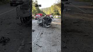 Man films himself driving over 150 mph before violent crash into tree